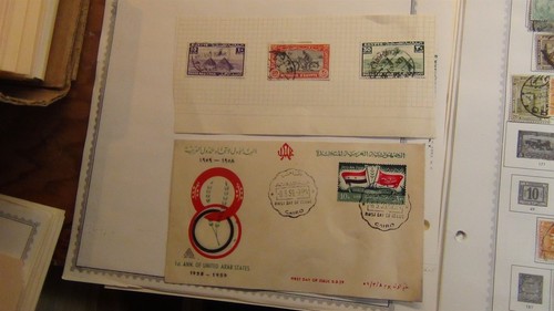 Stampsweis Egypt collection on Minkus pages est 431 or so stamps to 71 - Picture 11 of 22