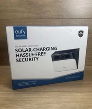 Eufy S120 Solar Wall Light Cam Wireless Outdoor Security Camera New