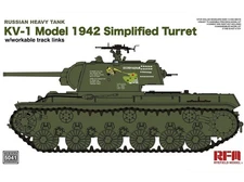 Rye Field Model - Russian Heavy Tank Kv-1 Model 1942 Simplified Turret 1/35 Rf