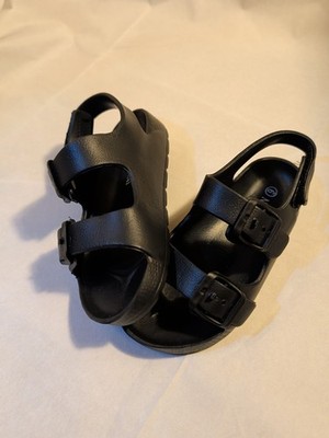 INMINPIN Kids Double Buckle Slide Sandals Boys Girls Beach Pool Shower   New