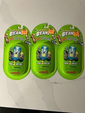 Mighty Beanz Series 3 Lot of 3 Sealed 3-Packs Collector Guides Vintage