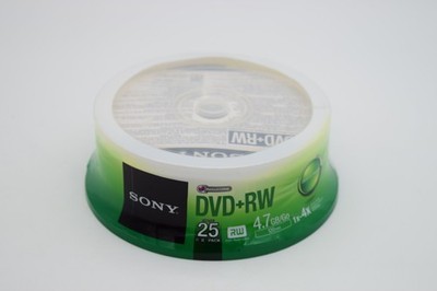 Sony AccuCORE DVD+RW 25-pack / 4.7 GB/Go (120 Min) / 1x - 4x Optical Media NIB