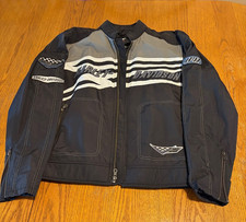 Women&rsquo;s Harley Davidson Size Medium Racing Black Jacket Full Zip New w/tags