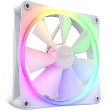 NZXT F140RGB 140MM RGB Fans Twin Pack with RGB Lighting Controller - White