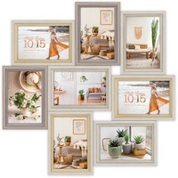 Zep Holz-Galerierahmen Zara Natur 8 Fotos 10X15 Cm (47X47 Cm)