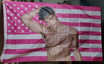  JACOB ELORDI From TV Show EUPHORIA Flag Tapestry (3x5 Ft)