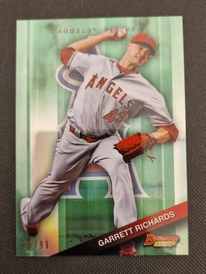 Garrett Richards - 2015 Bowmans Best - #63 - /99 - Angels - Image 1 of 3