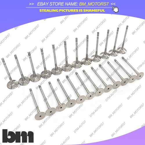 24x Intake Exhaust Inlet Outlet Valves Set For VW Audi S4 S5 A6 3.2 2.8 3.0 TFSI - Picture 2 of 4