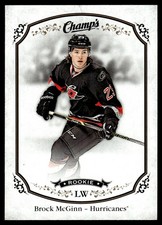 2015-16 Upper Deck Champ's Brock McGinn Rookie Carolina Hurricanes #169