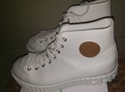 Auth HERMES Climb  Calfskin  Leather High Top Sneakers Boots 41 — photo 2