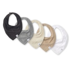 Burts Bees Baby Infant Bibs, 100 Organic Cotton Drool Cloths, Newborn Essential