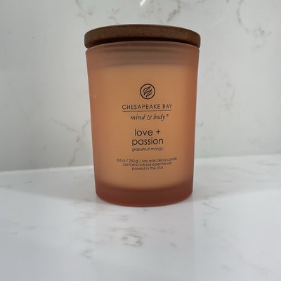 Chesapeake Bay SOY mind & body love + passion grapefruit mango 8.8 oz. Ess. Oil