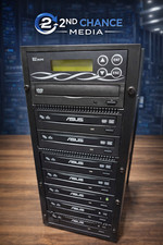 ASUS 10 Rack CD/DVD Duplicator POWERFUL Standalone Copier   Tested Power On