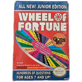 NES Nintendo Wheel of Fortune Junior Edition 