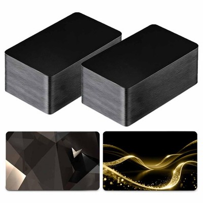Metal Blank Cards Thickness 0.5mm for Laser Engraving or CNC Machine, Suitabl...