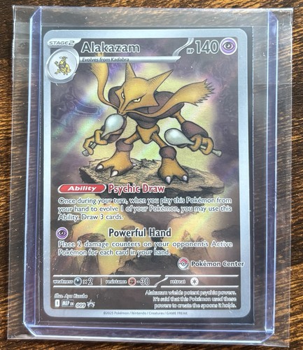 Alakazam #9 - Pokemon Center Promo - Mega Evolution - Near Mint Zustand