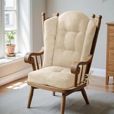 Wingback Rocking Chair Cushion - Large Adirondack Chair Cushions, High-Density S