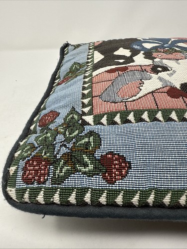 Vintage Country Kuh Dekokissen 90er Bauernhof Cottagecore Erdbeere Deko Wandteppich - Bild 16 von 18