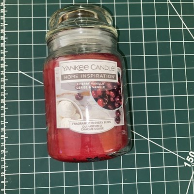Yankee Cherry Vanilla Large Jar/Container Candle - Red