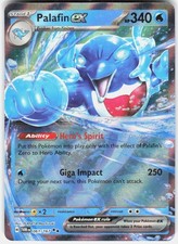 Pokemon TCG Palafin ex Twilight Masquerade 061/167 Double Rare Holo NM