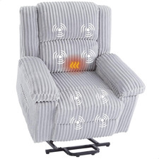Power Lift Recliner Chair with Heat  Massage for Elderly Comfort