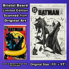 BATMAN #423 Iconic Cover Art by TODD McFARLANE on 11"x17" Limited Print 🔥