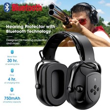 Mpow Bluetooth Ear Defenders Headphones Noise Reduction Ear Protection Muffs