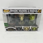 Funko Pop! Vinyl: Game of Thrones- Drogon, Viserion, & Rhaegal-3 Pack - B&N/ECCC