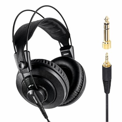 Superlux HD668B MKII Studio Monitor Headphones, Semi-Open Back 50mm Drivers, Upg