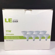 LE Lighting Ever 11w LED Dimmable Bulbs E26 Par30 Warm White Pack of 8