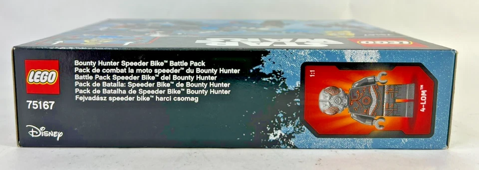 lego 75167 Bounty Hunter  Speeder Bike Battle Pack star wars MISB NEW SEALED - Immagine 4 di 4