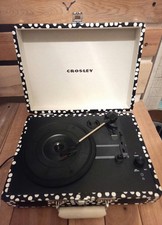 Crosley Record Player Model CR8005A-BD Rare Polka Dot