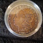 1921 Morgan Silver Dollar Bronze TONER Front 0.9FineSilverPhiladelphia KM#110