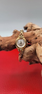 Vintage Ladys Longines Swiss-made Cocktail Dress Watch. Two Stones. Running