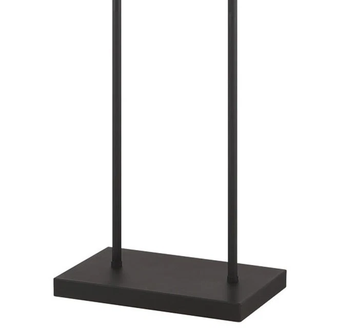 Lámpara de pie antorcha Kovacs P5534 Noho 2 luces 63" de alto - níquel cepillado / arena Foto 2 de 3