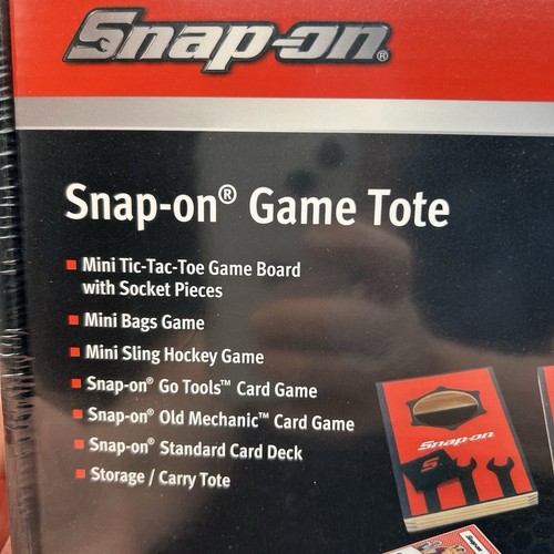 Snap On Tools Game Tote New and Sealed Six Games SSX22P171 NEW IN BOX! - Picture 4 of 6