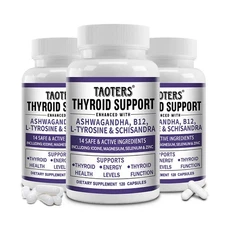  Thyroid Support with Iodine Boost Energy Metabolism Weight Loss Pills Free Ship