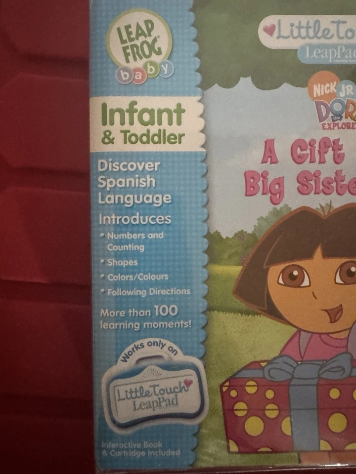 Leap Frog Little Touch Leap Pad Game A Gift From Big Sister Dora Sealed - Image 4 of 4