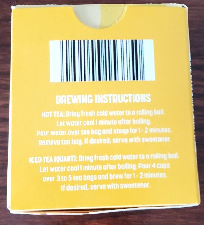 Benner Green tea lemon & ginseg 20 tea bags Net 1.27oz B.B 2/9/ 25 eBay