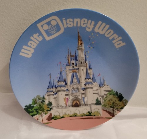 2 Walt Disney World Collectors Plates Set Princess Castle Cinderella Japan EUC - Picture 4 of 7