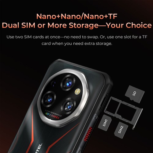 Smartphone 5G OUKITEL WP55 Resistente Móvil Android 15 6.58" Impermeable IP68 Global - Imagen 17 de 20