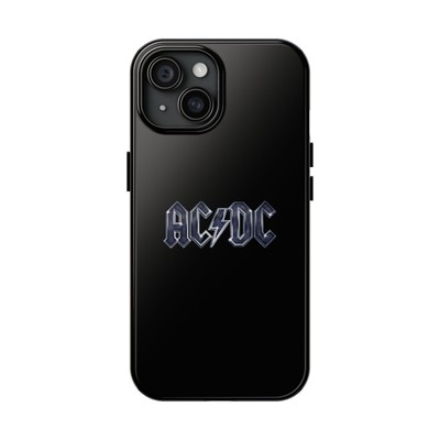 ACDC Black Tough iPhone Case, Hard Rock Band Phone Cover, Heavy Metal ...