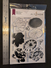 ALTENEW Acrylic Stamp and Die Set - "Build a Flower" Indian Lotus