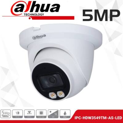 Dahua 5MP IP PoE Security Camera with Audio/Mic Outdoor Human/Vehicle Detection