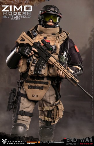 FLAGSET 1:6 FS-73049 END WAR Death Squad Soldier Action Figure Body Model Zimo - Picture 6 of 16