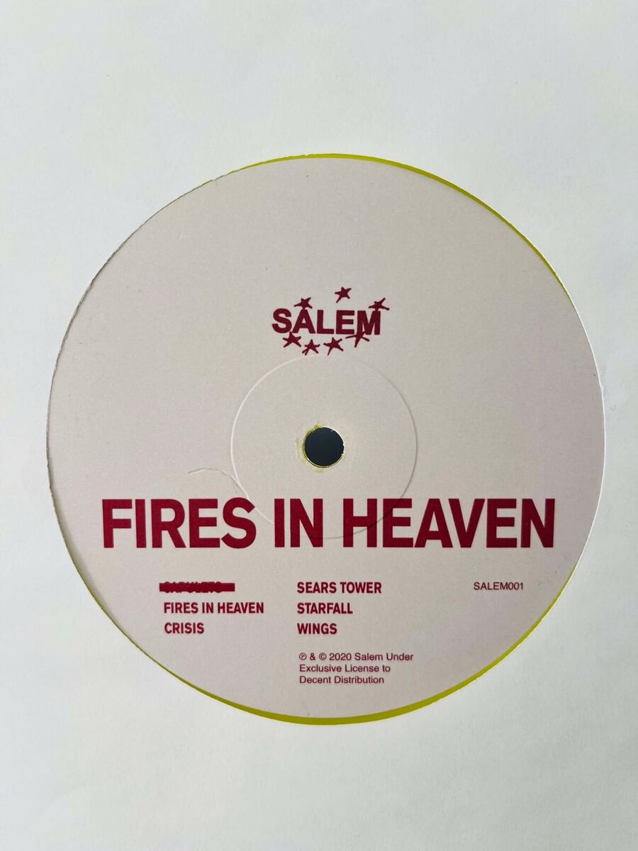SALEM / Fires In Heaven 2021 US YELLOW Vinyl Limited Edition SALEM / Fires In Heaven 2021 US YELLOW Vinyl Limited Edition