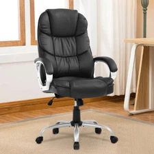 Ergonomic Office Chair Computer Chair Adjustable Executive Chair W/Back Support