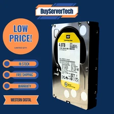 WD4000FYYZ Western Digital RE 4TB 7.2k 64MB 3.5" SATA 6Gb/s HDD | 0 Hours | 1 Y