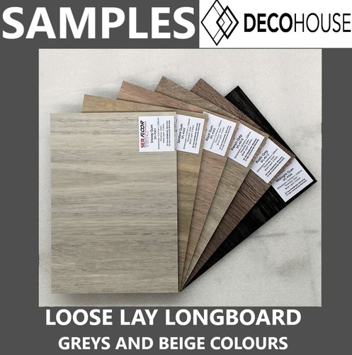 LONGBOARD LOOSE LAY WASHED OAK LUXURY VINYL BEIGE FLOORING COMMERCIAL WATERPROOF - Picture 11 of 12
