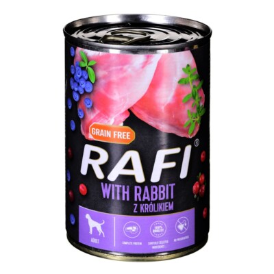 5902921304968 Dolina Noteci RAFI Kaninchen, Blaubeere, Cranberry - Nasses Hundef